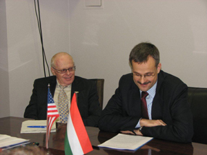 V.Birkavs and I.Ābelis. BIA. Riga, 24.11.2010.